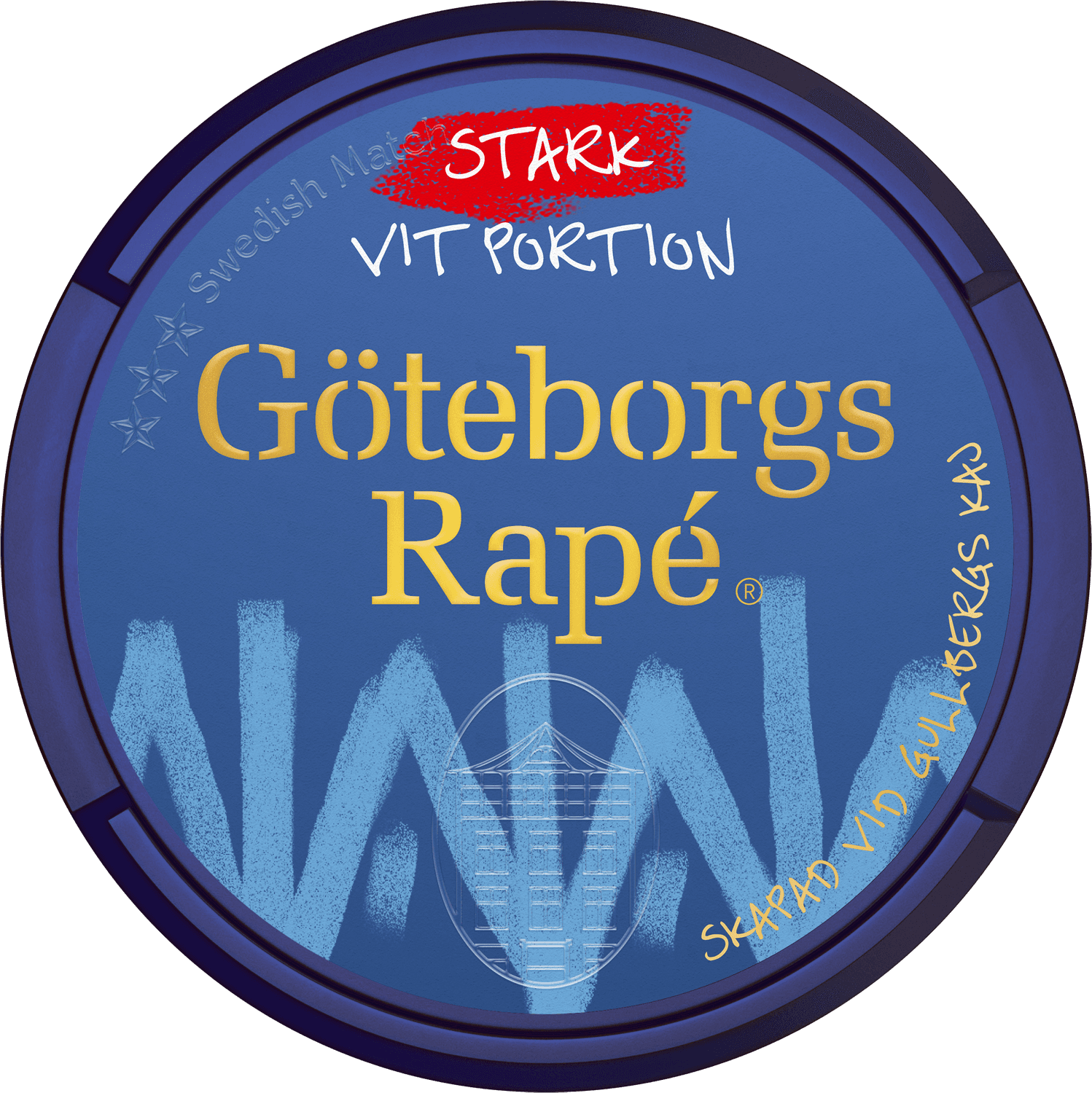 Göteborgs Rapé Vit Portion Stark