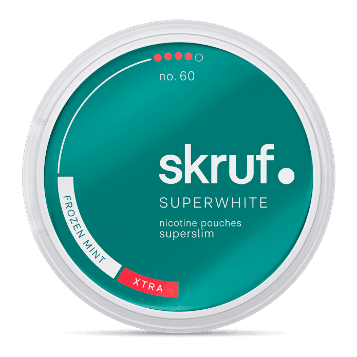 Skruf Superwhite No.60 Frozen Mint Extra Strong