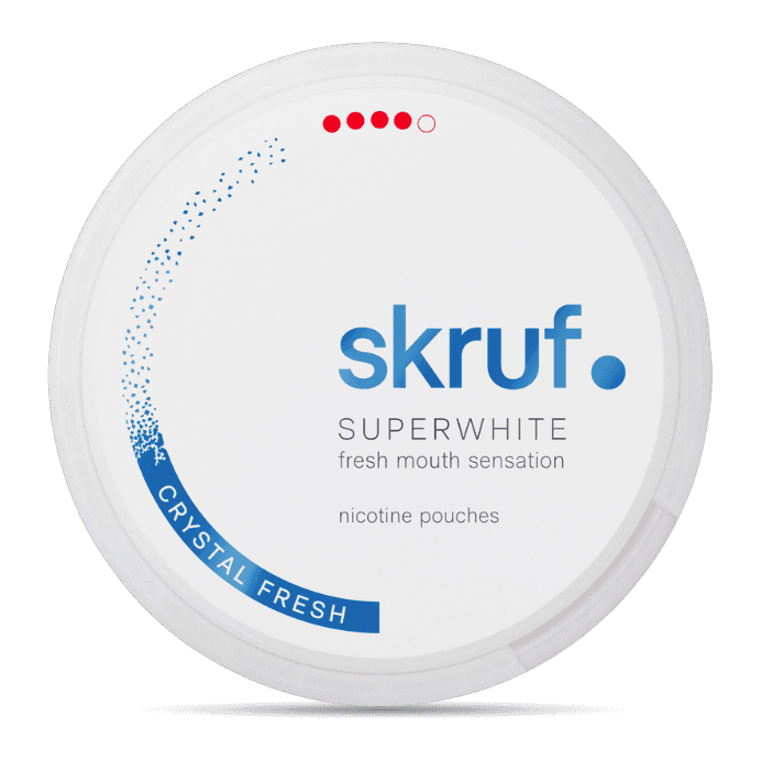 Skruf Superwhite Crystal Fresh Extra Strong