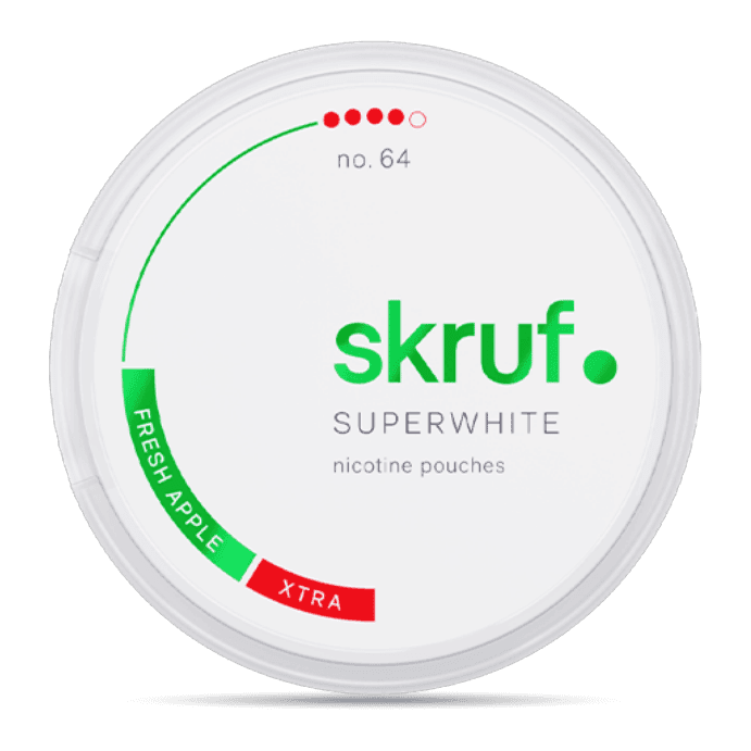 Skruf Superwhite No.64 Fresh Apple Extra Strong